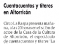 Diario del AltoAragón. 25 de octubre de 2012.