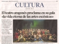 Heraldo de Aragón. 24 de marzo de 2015